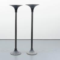 Pair of Karl Springer Torchieres , Floor Lamps, Murano - Sold for $4,480 on 05-24-2025 (Lot 17).jpg